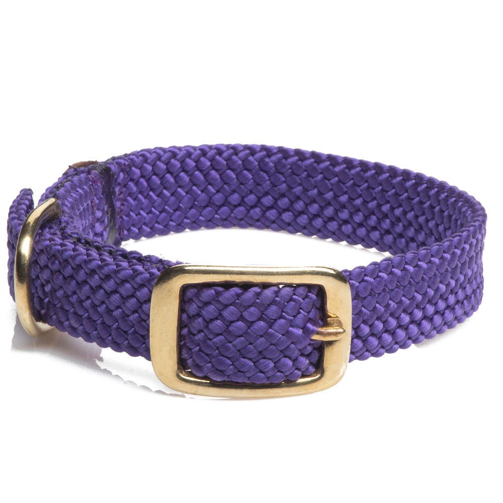 Mendota Doublebraided Collar 18" PURPLE