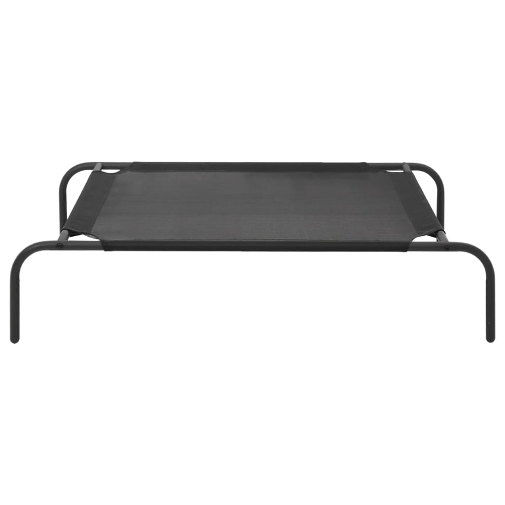 Elevated Dog Bed Black S Textilene