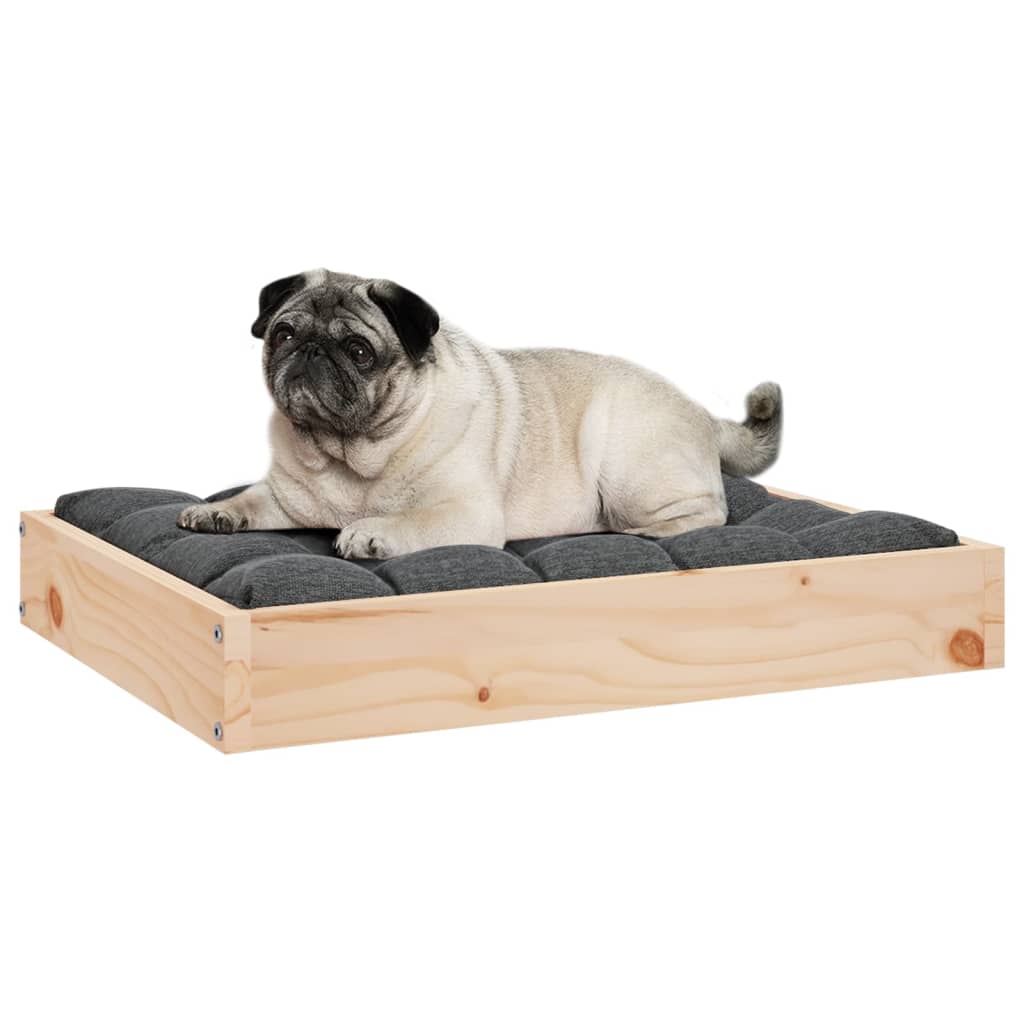 Dog Bed 61.5x49x9 cm Solid Wood Pine