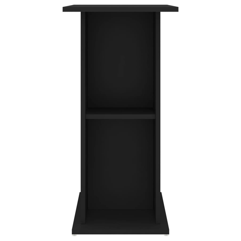 Aquarium Stand Black 75x36x72.5 cm Engineered Wood