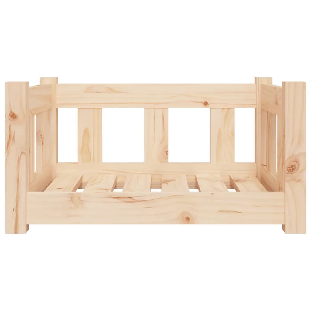 Dog Bed 55.5x45.5x28 cm Solid Wood Pine