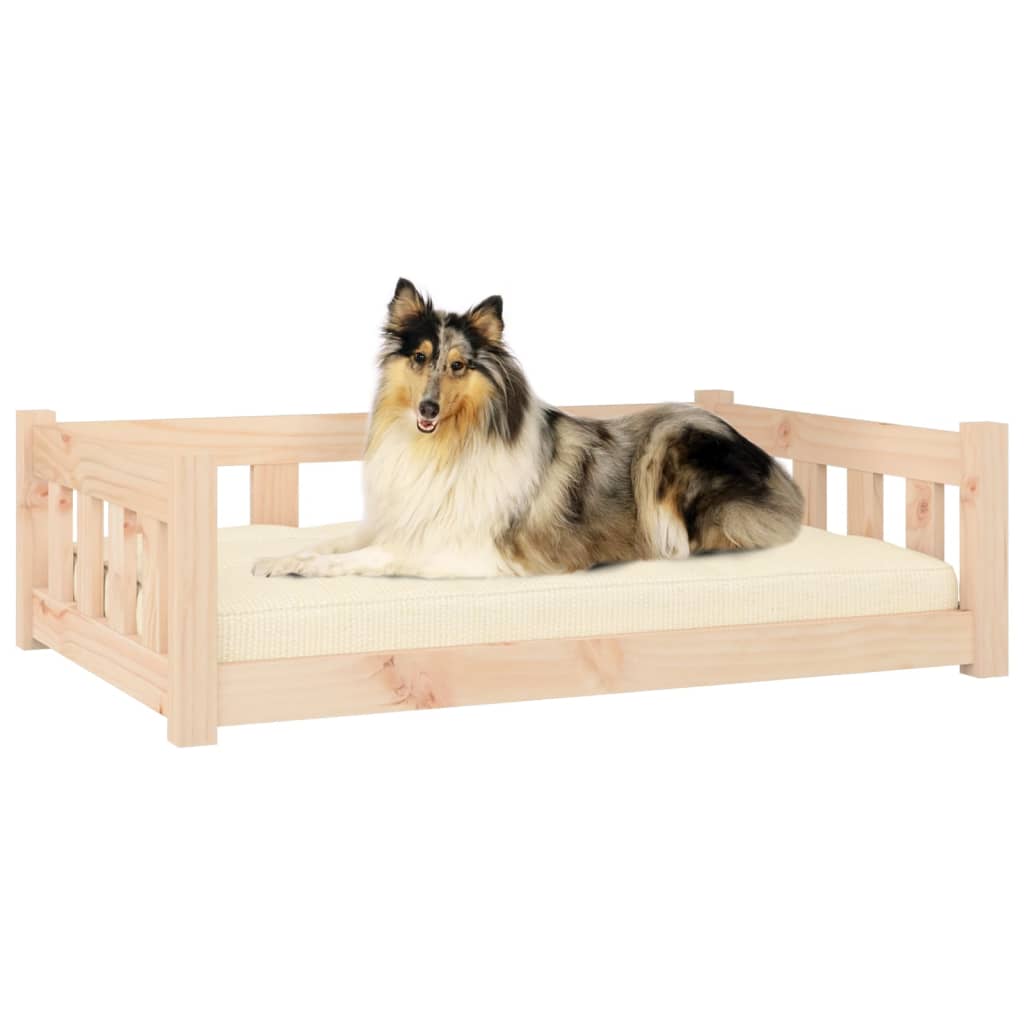 Dog Bed 95.5x65.5x28 cm Solid Wood Pine