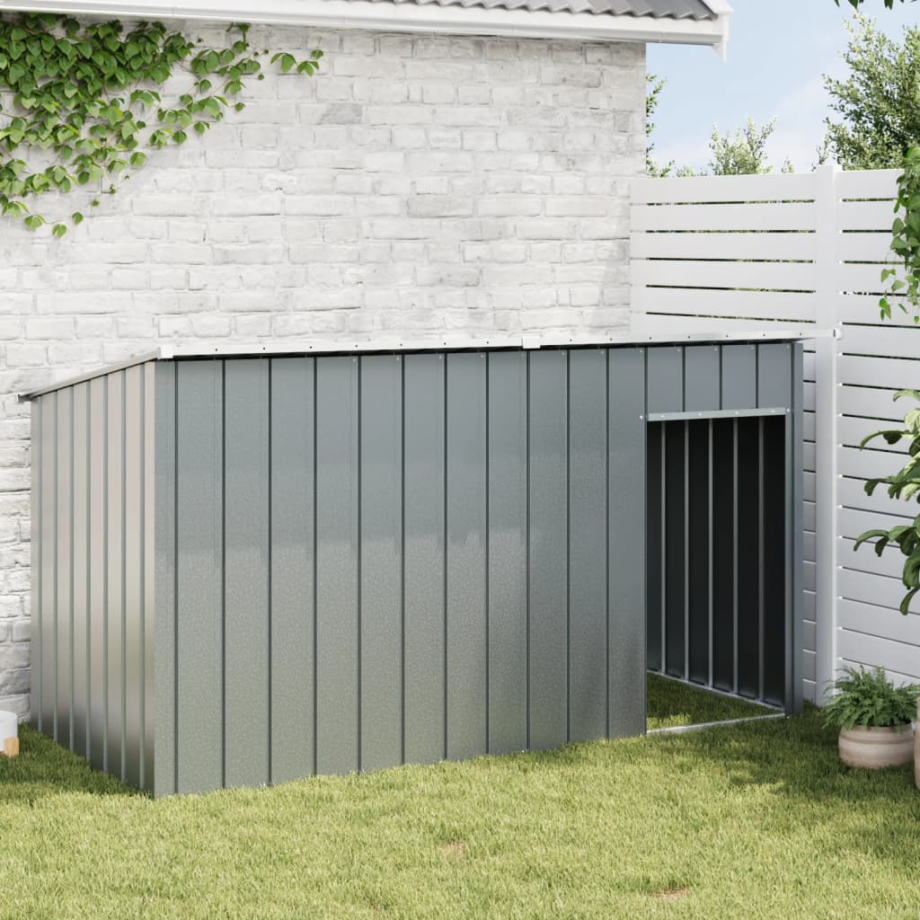 Dog House with Roof Anthracite 196x91x110 cm Galvanised Steel