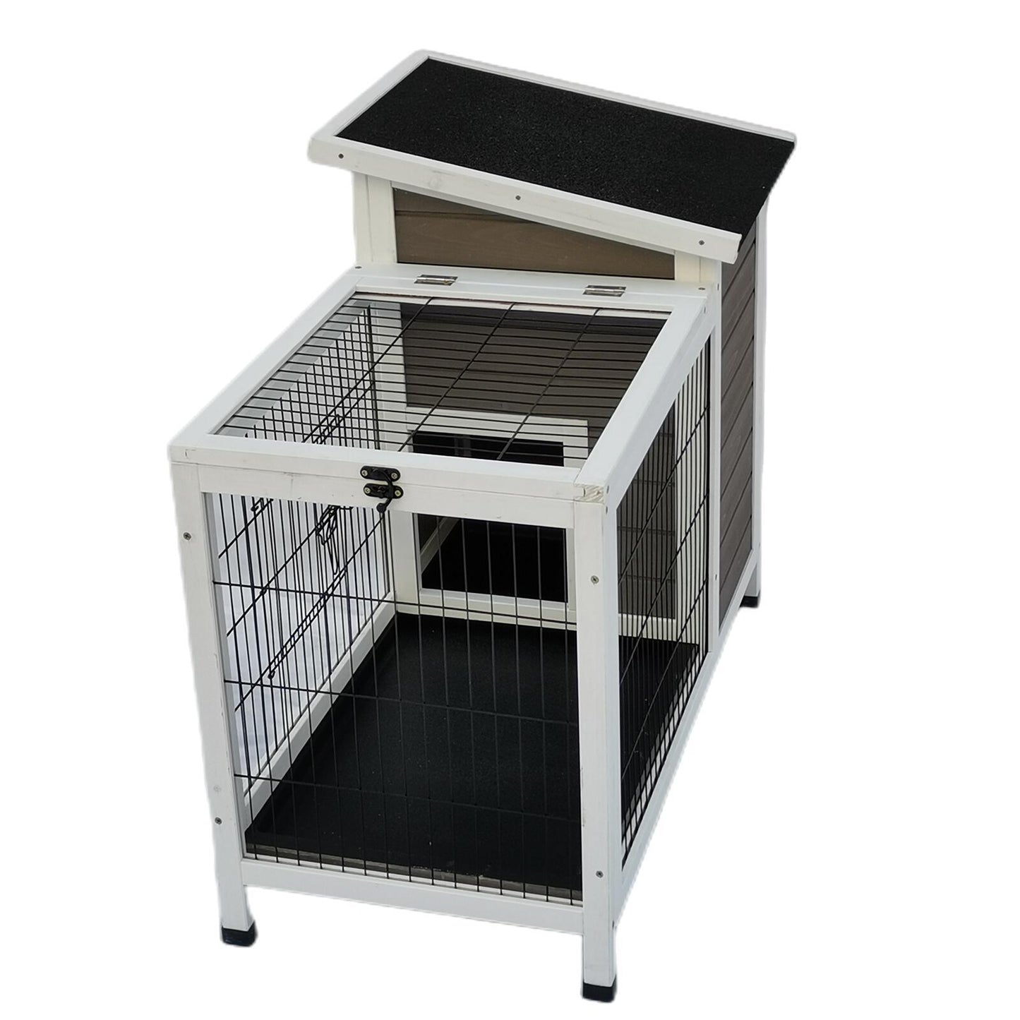 YES4PETS Rabbit Hutch Cat House Cage Guinea Pig Ferret Cage