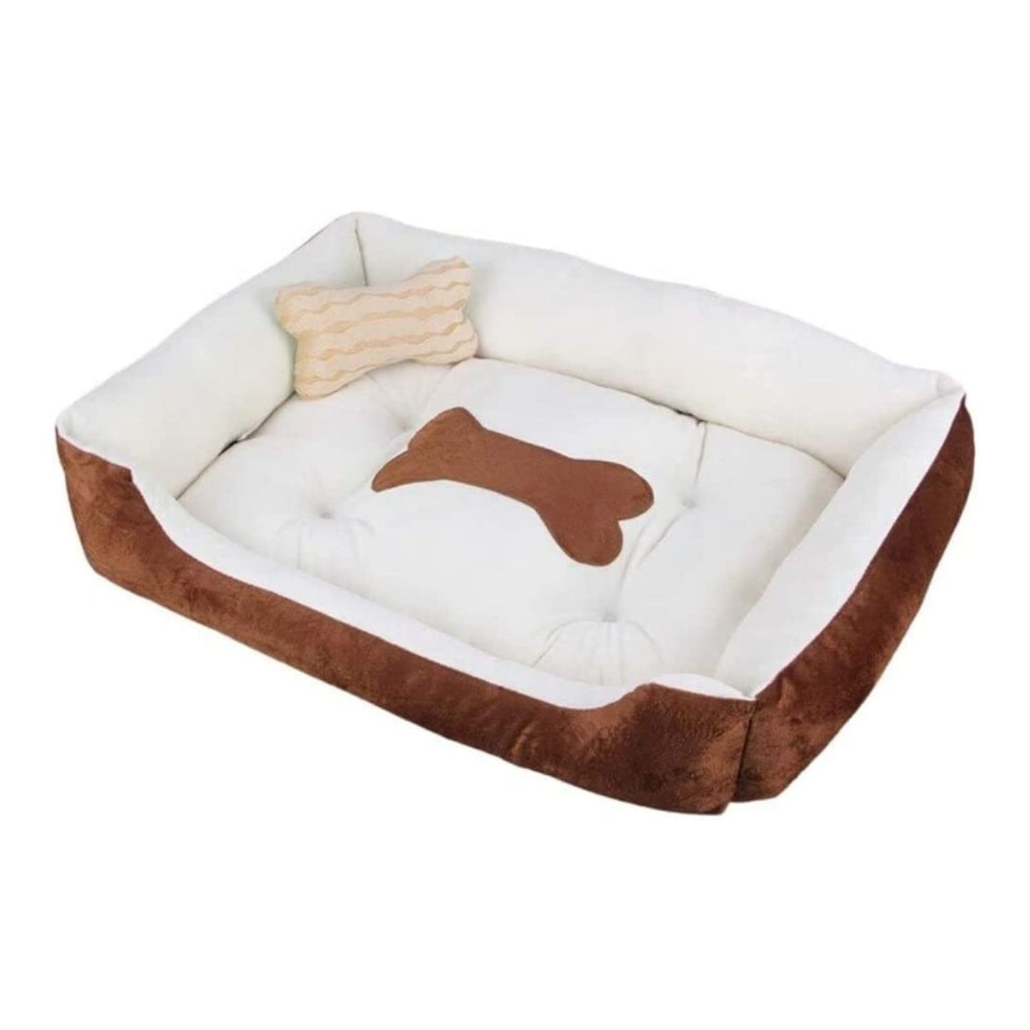 Floofi Pet Bed Bone (S Coffee) - PT-PB-165-QQQ